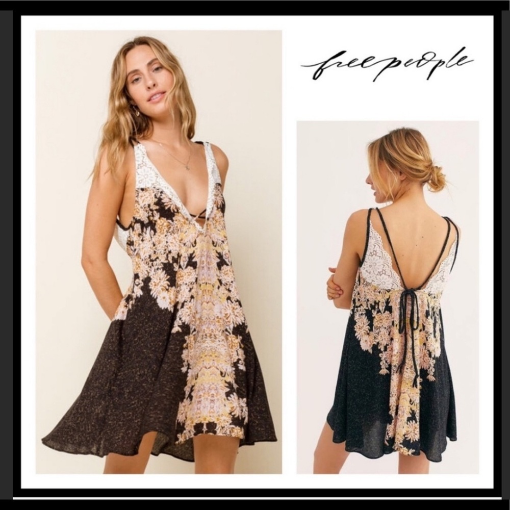 NWT Free People Morning Sun Slip Dress